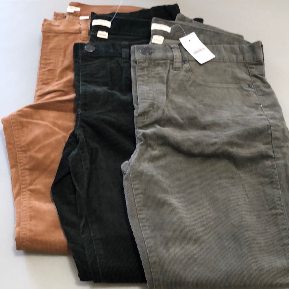 Bundle of 3 J Crew corduroy pants size 31